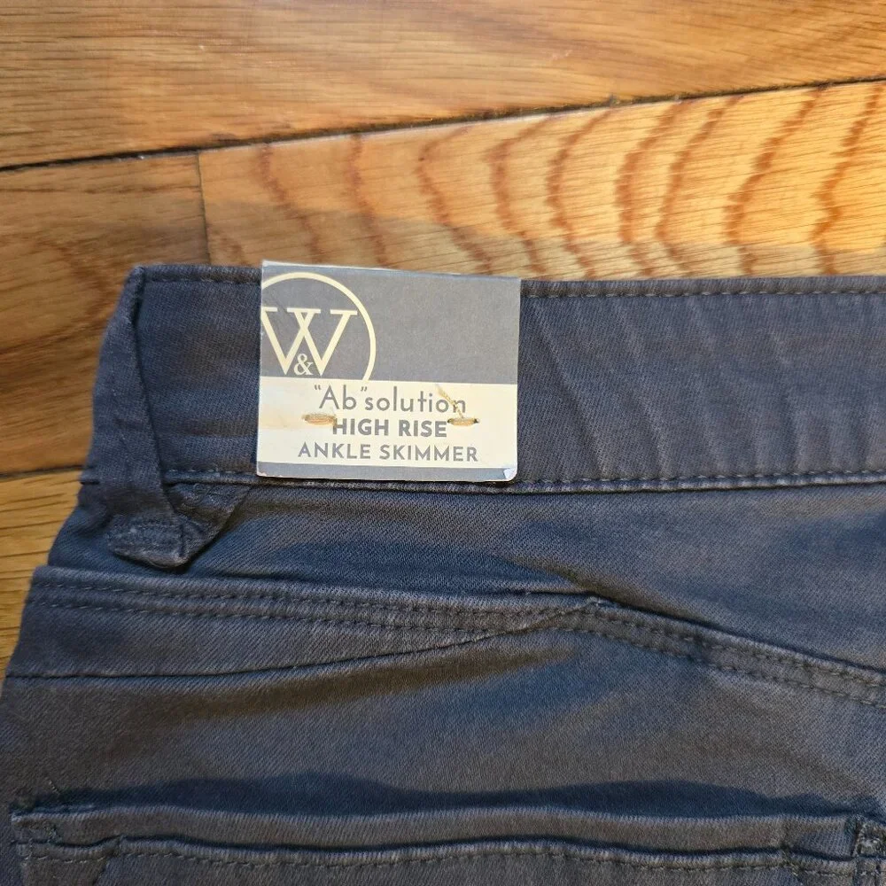 Wit & Wisdom High Rise Ankle Skimmer, size 0, NWT